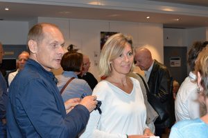 Emme Darcy artiste peintre et Patrick Blanchet