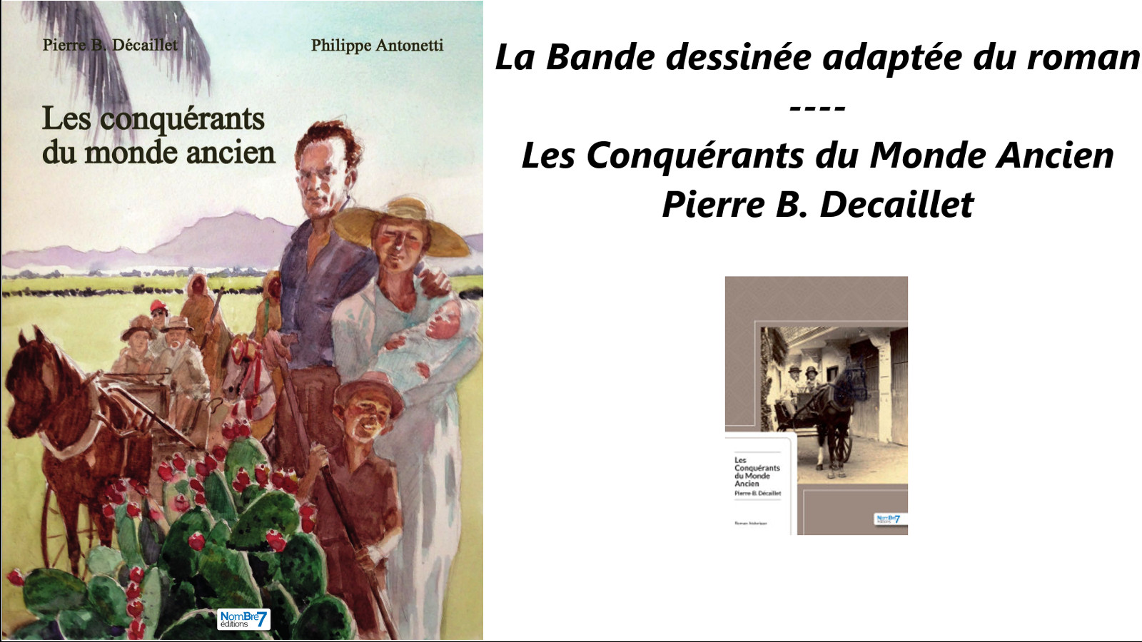 ATTENTION ÉVÉNEMENT  – le roman de Pierre Décaillet adapté en bande dessinée