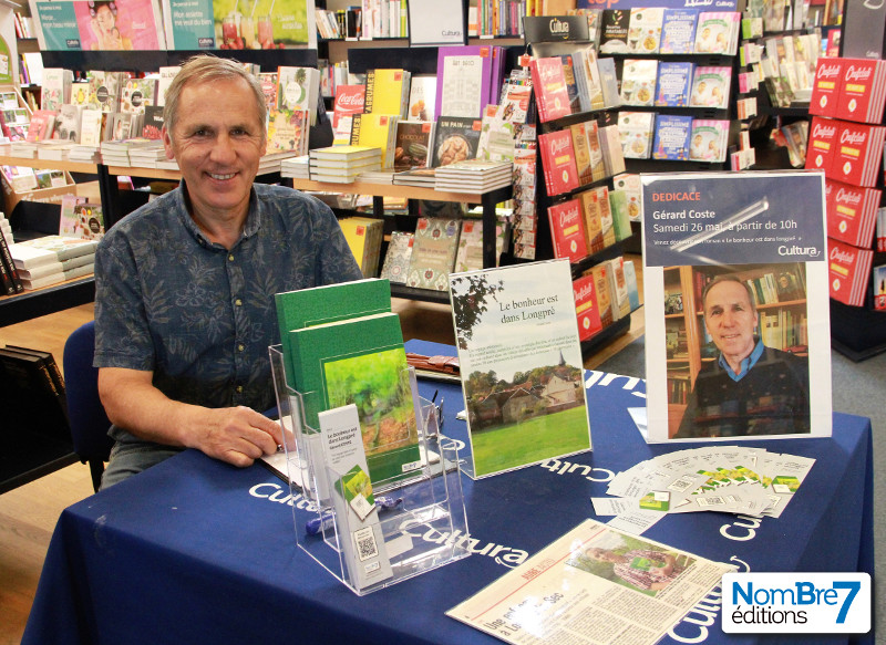 Gérard Coste chez Cultura à Troyes