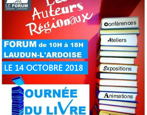 salon du livre Laudun l'Ardoise 2018