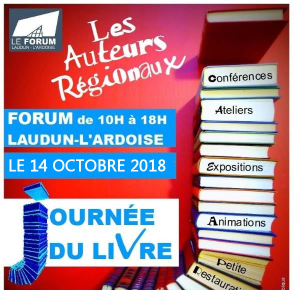 Salon littéraire de Laudun l&rsquo;Ardoise 2018